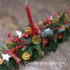 Narrow Design with Dried Items